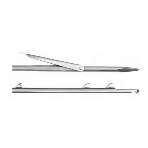 Βέργα Ταιτής XIFIAS Inox Sharkfin με καρχαριάκια 6.5mm / 130cm (4033)