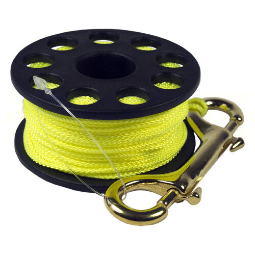 Mini reel 30m κατάδυσης TRIDENT κίτρινο