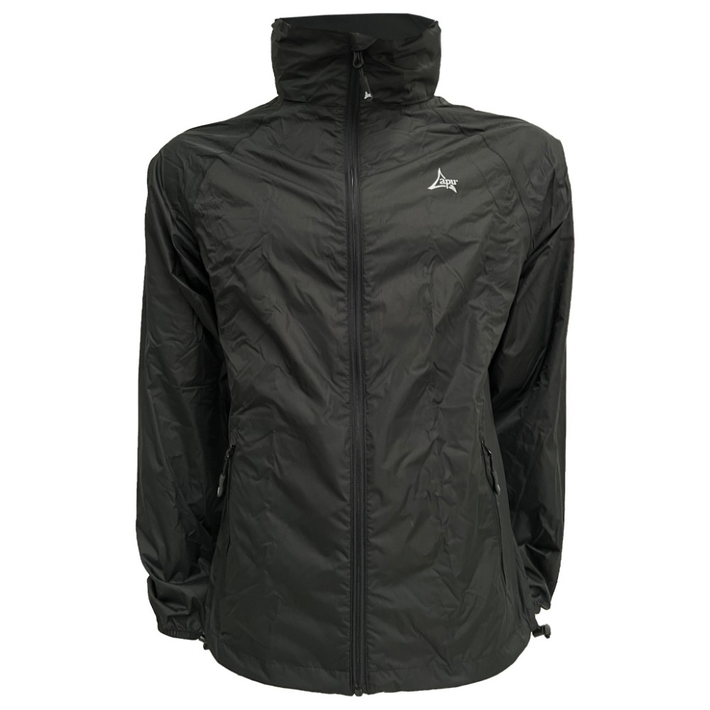 Αδιάβροχο APU Windbreaker Tibet - μαύρο