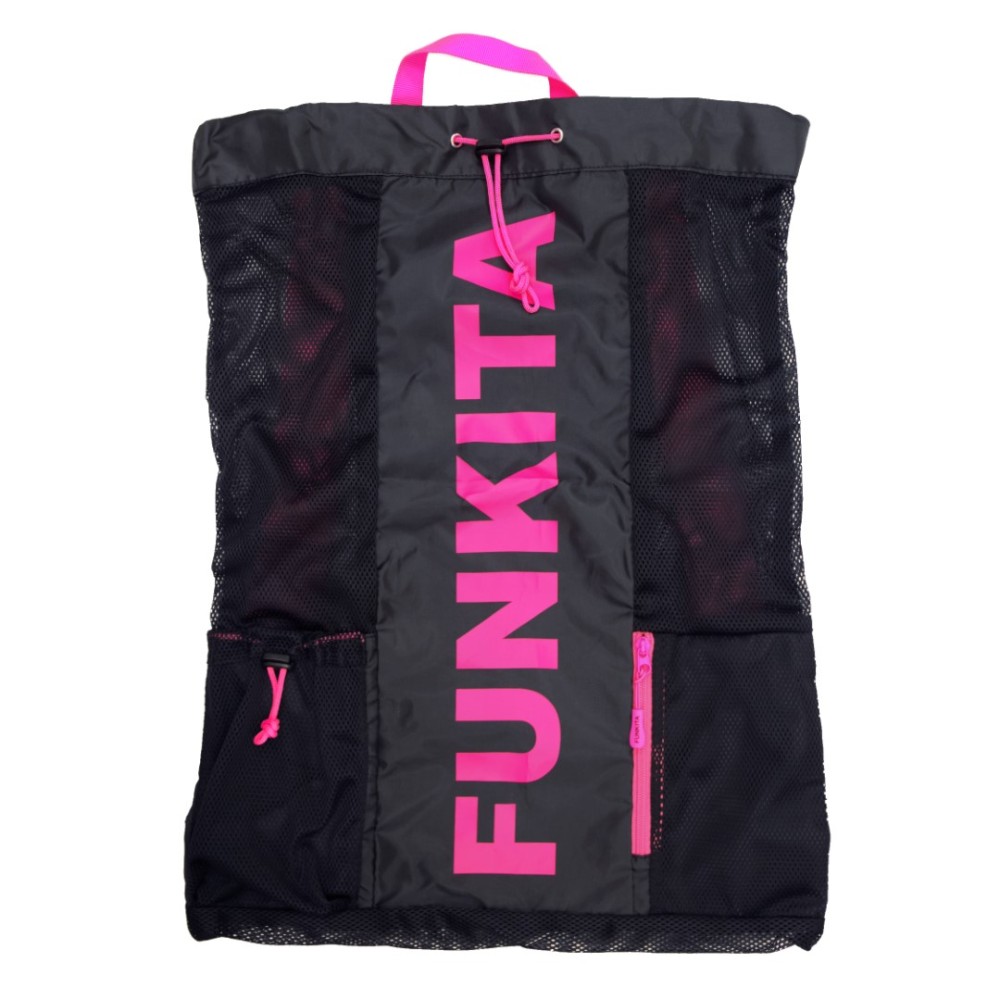Σακίδιο κολυμβητηρίου FUNKITA διχτυωτό 64 x 47 cm - Pink Shadow