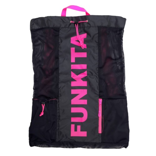Σακίδιο κολυμβητηρίου FUNKITA διχτυωτό 64 x 47 cm - Pink Shadow