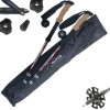 Μπατόν πεζοπορίας ALPIN TrailHunter II (ζεύγος) - λευκό / πορτοκαλί