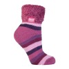 Γυναικείες κάλτσες HEAT HOLDERS Lounge - muted pink stripe