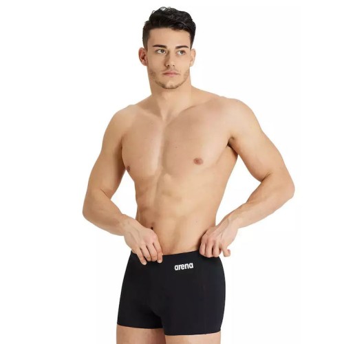 Ανδρικό μαγιό ARENA M TEAM SWIM SHORT SOLID - μαύρο