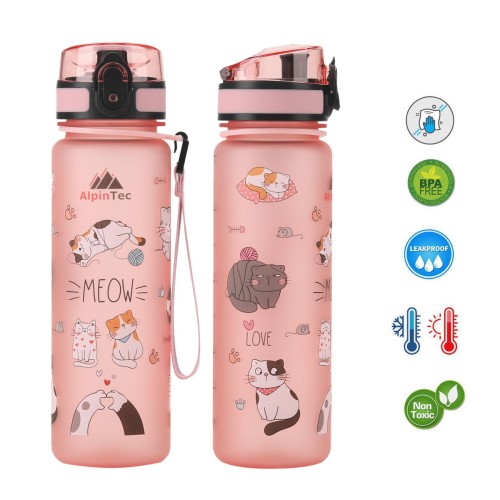 Παγούρι ALPINTEC Mood 500ml Flamingo Meow