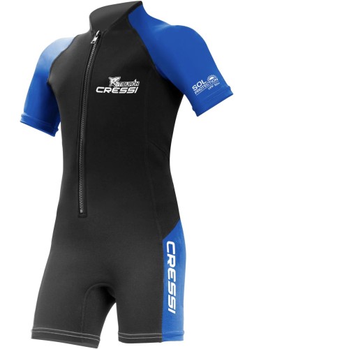 CRESSI TIBURON MAN SHORTY WETSUIT BLACK/BLUE 2mm