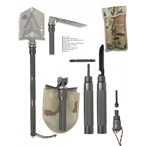 ΦΤΥΑΡΙ ΠΤΥΣΣΟΜΕΝΟ ALBAINOX, Professional Survival shovel. 82 cm, 33084