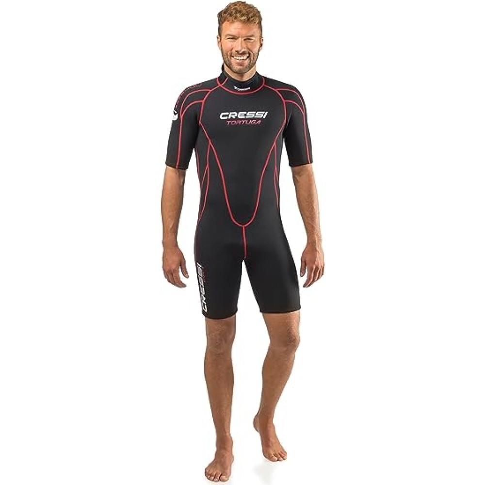 Cressi Tortuga Men Shorty 2.5mm Black/Red