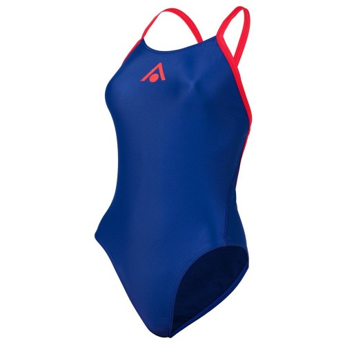Aquasphere Essential Wide Back Swimsuit - Μπλέ/Κόκκινο
