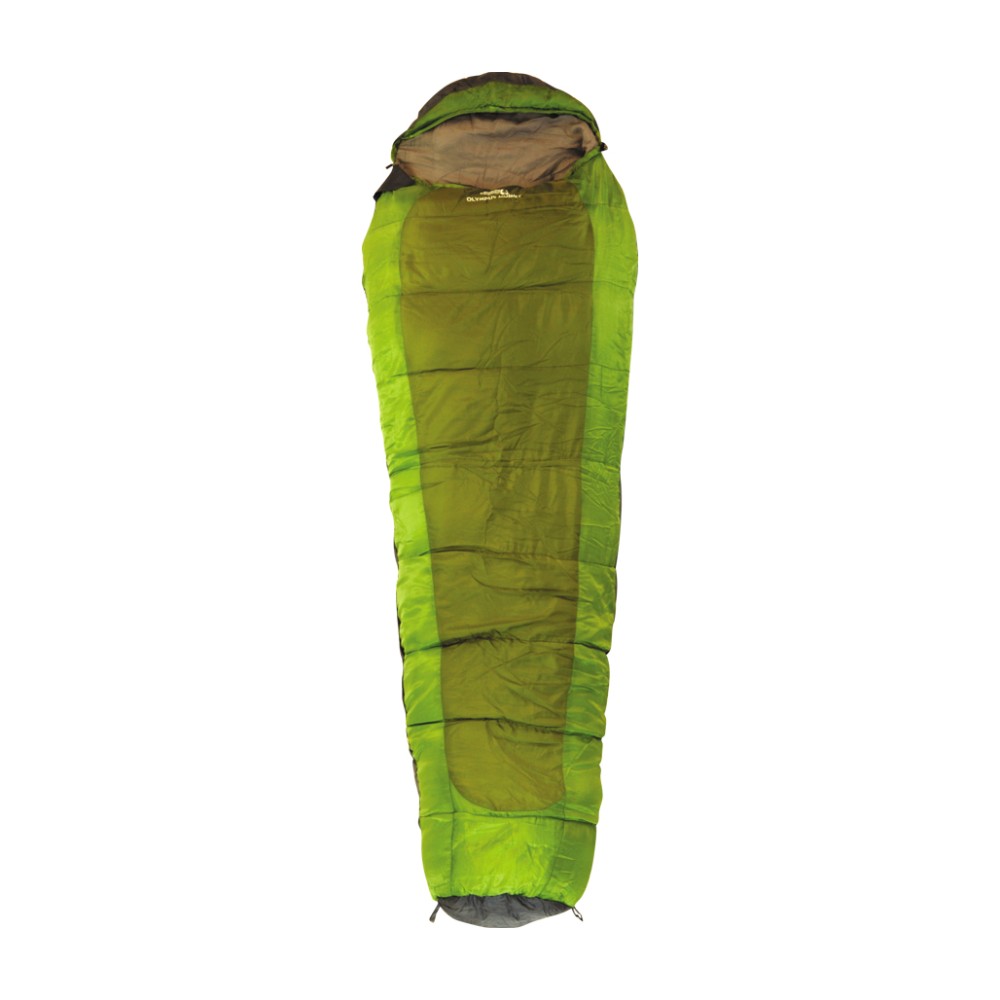 Panda Sleeping Bag Μονό 3 Εποχών Olympus Πράσινο 235Χ85Χ50 2X220GR(-10+0C)