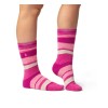 Γυναικείες ΚΑΛΤΣΕΣ HEAT HOLDERS Lite Jacquard Stripe Socks - Clayton - Pink