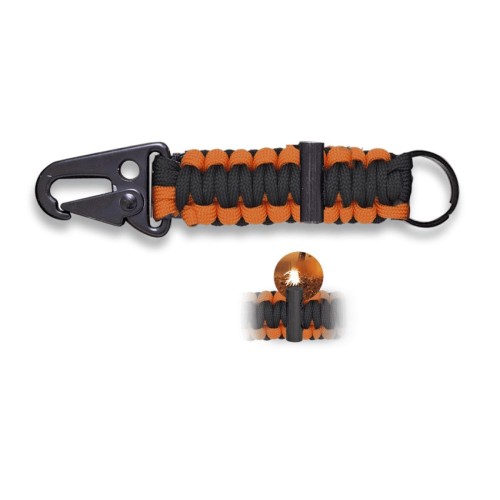 Albainox Paracord Μπρελόκ με Πυρόλυθο Orange/Black