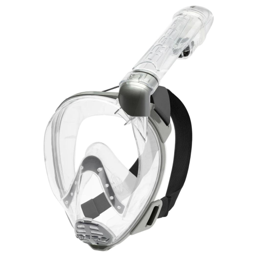 Cressi BARON FULL FACE MASK ΔΙΑΦΑΝΟ/ΑΣΗΜΙ S/M