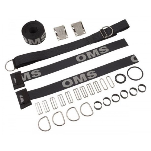 OMS Smartstreamm webbing including SS hardware and crotch-strap