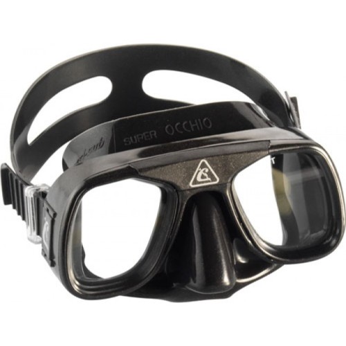 ΜΑΣΚΑ CRESSI SUPEROCCHIO SIL BLACK / FRAME BLACK