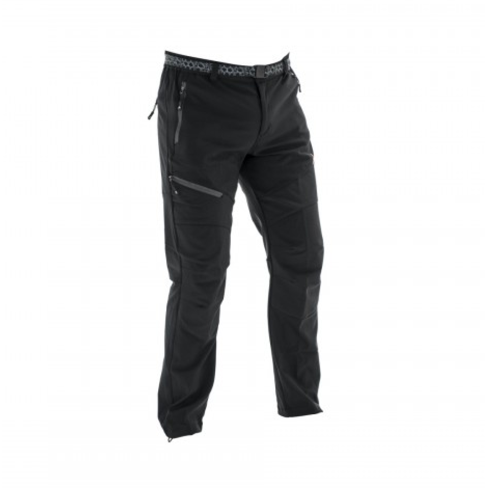 Apu Softshell Makalu Ανδρικό Παντελόνι Πεζοπορίας Μαύρο