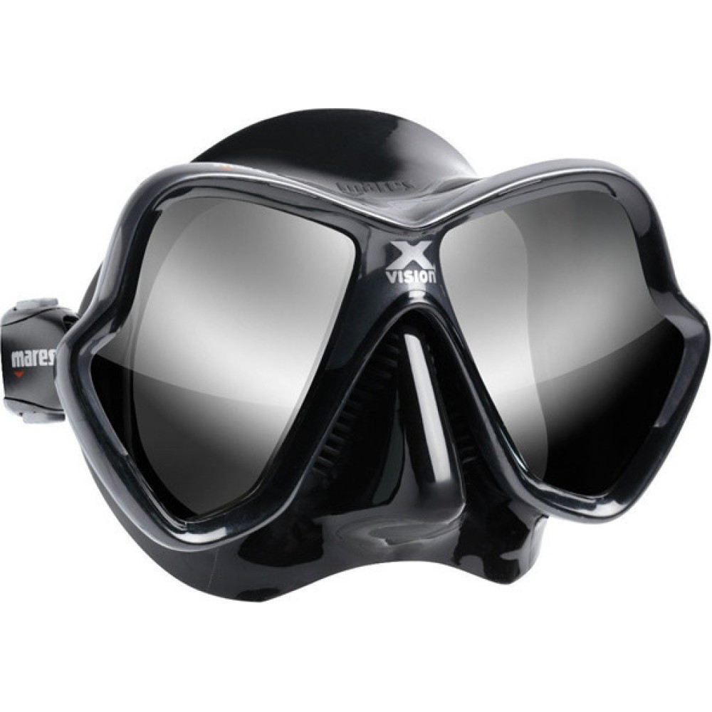 ΜΑΣΚΑ MARES X-VISION LS MIRRORED ΜΑΥΡΟ/ΓΚΡΙ