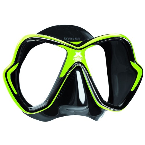 ΜΑΣΚΑ MARES X-VISION ΜΑΥΡΟ-LIME