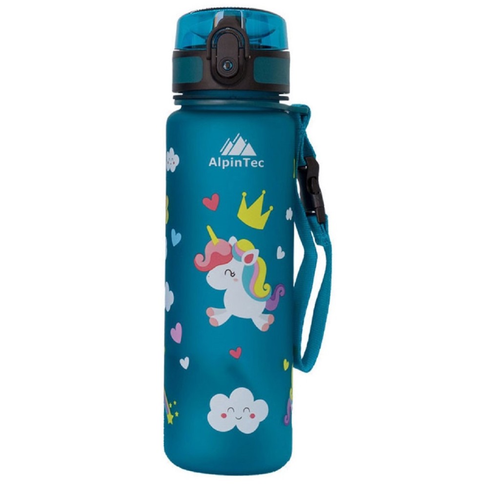 Παγούρι ALPINTEC Kids 500ml Kids μονόκερως - σιέλ
