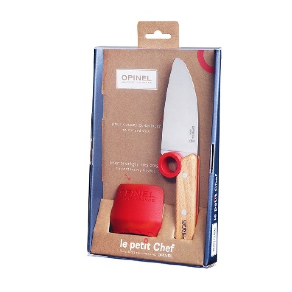 Μαχαίρι παιδικό 10 cm chef & Προστατευτικό Δαχτύλων OPINEL
