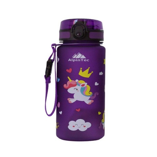 Παγούρι ALPINTEC Kids 350ml Μονόκερως - μωβ