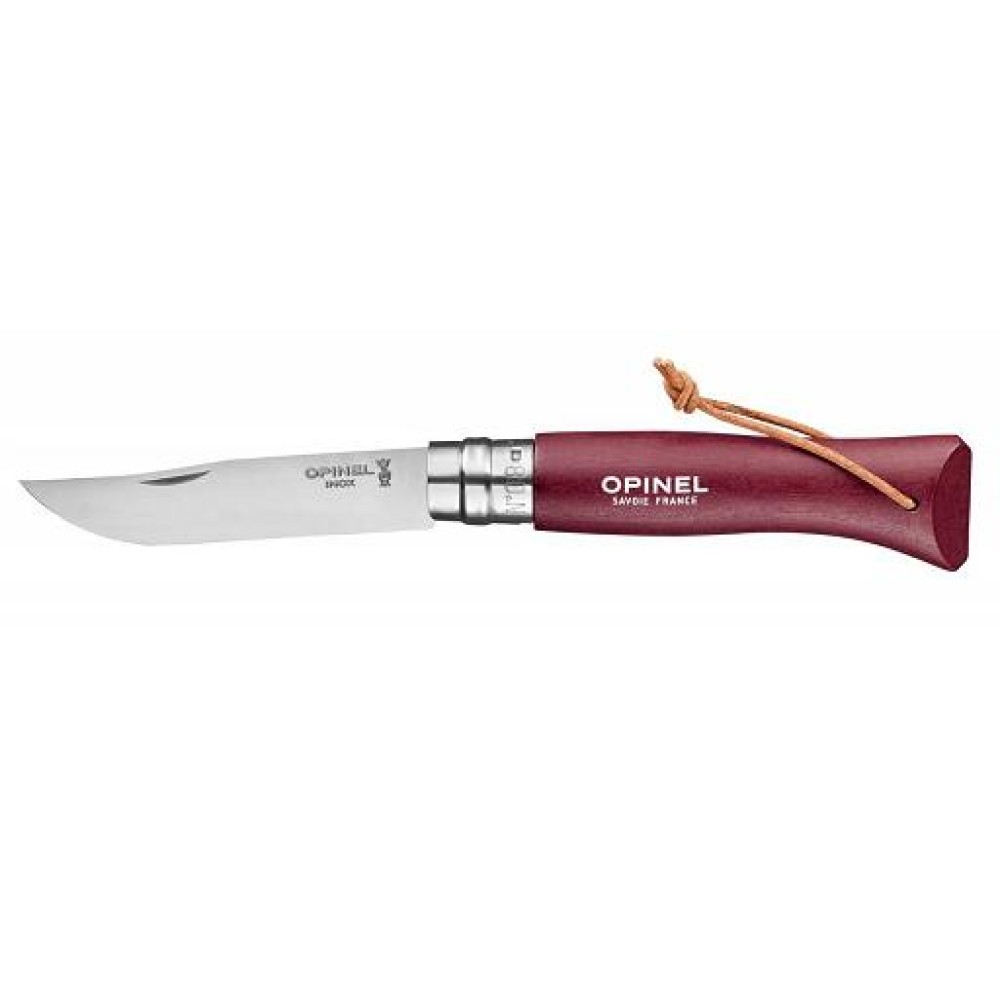 OPINEL Baroudeur inox No.8 - Burgundy