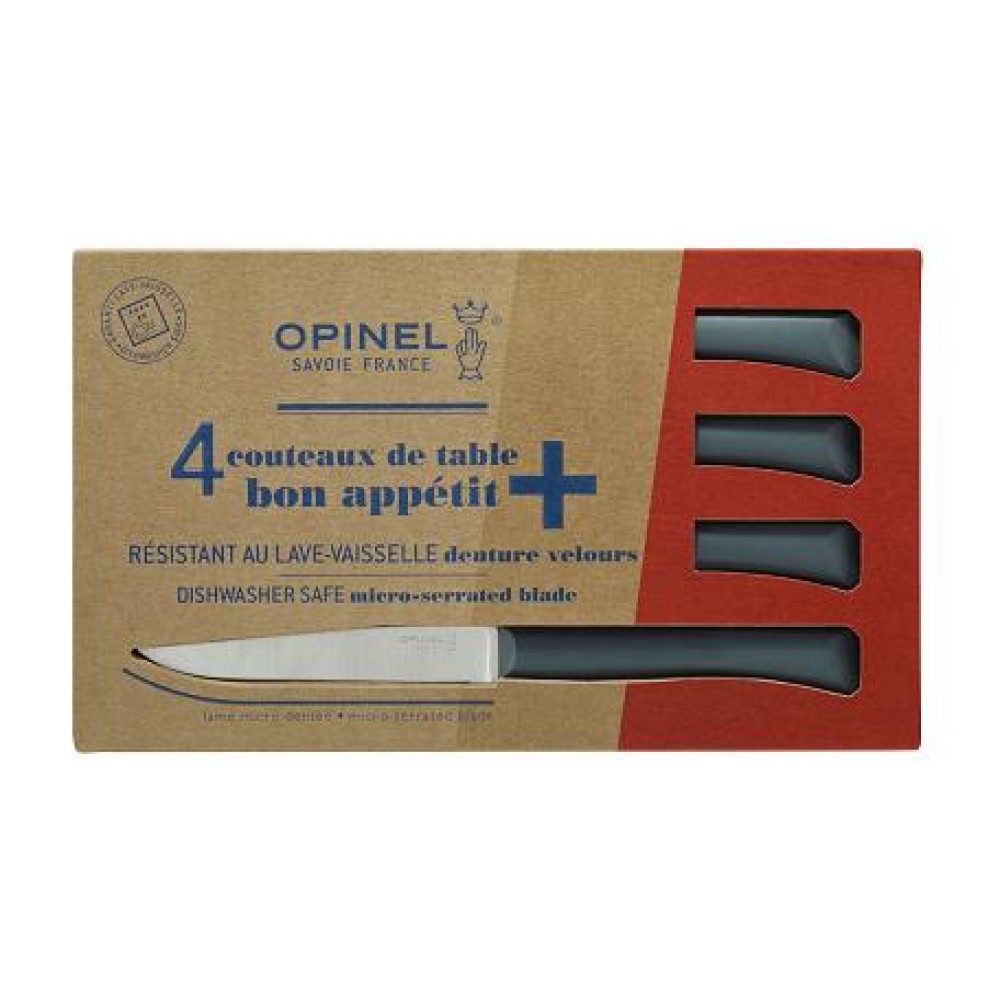 Μαχαίρι κουζίνας Set  Bon appetit Opinel ανθρακί