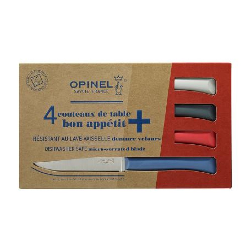 Μαχαίρι κουζίνας Σετ 4 χρώματα Bon appetit+ Primo  Opinel