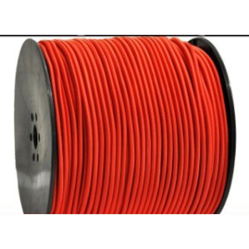 D°LUXE BUNGEE 4mm ΚΟΚΚΙΝΟ (τιμή με το μέτρο)