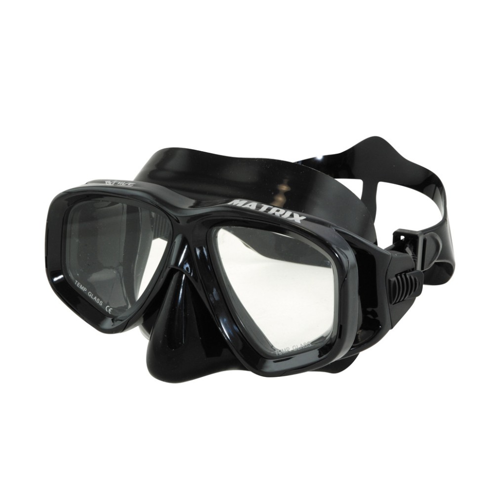 ΜΑΣΚΑ ΣΙΛΙΚΟΝΗΣ XDIVE MATRIX ΜΕ ΔΥΝΑΤΟΤΗΤΑ ΤΟΠΟΘΕΤΗΣΗΣ ΜΥΩΠΙΚΩΝ ΦΑΚΩΝ ΜΑΥΡΟ