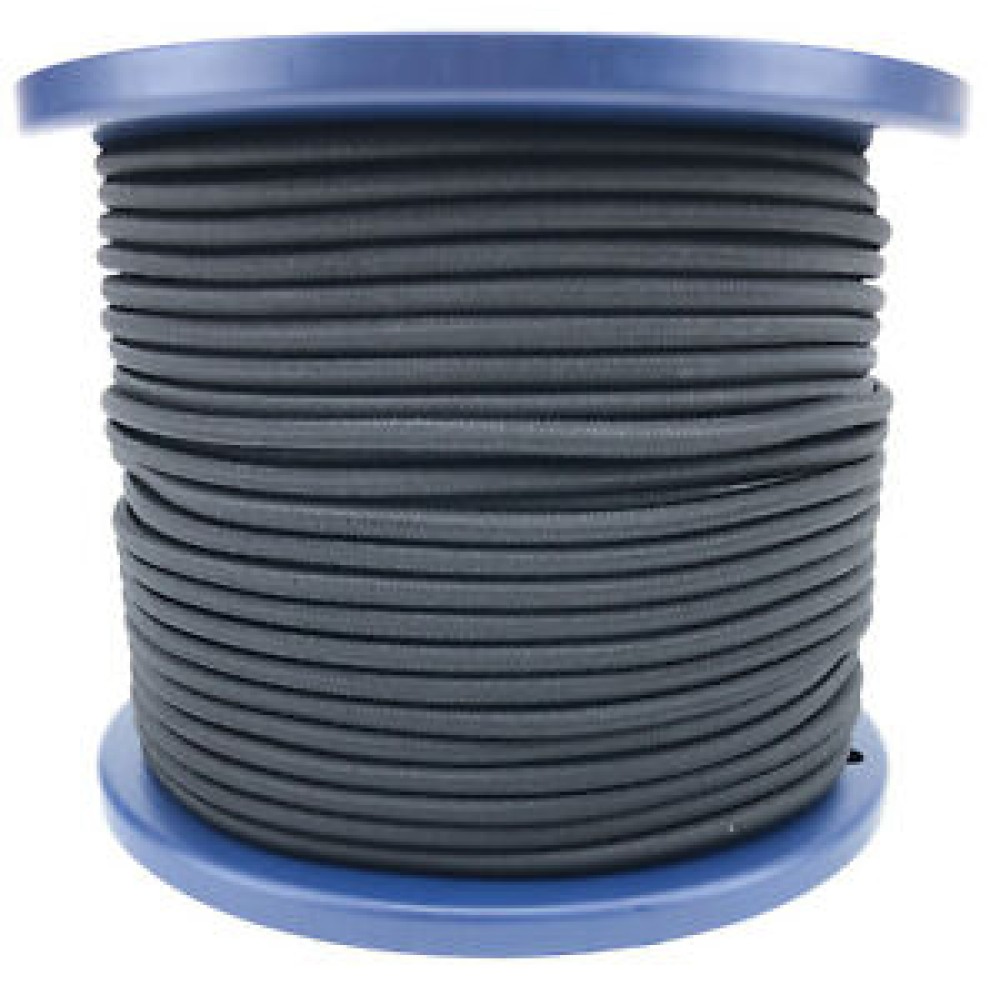 D°LUXE BUNGEE 6mm ΜΑΥΡΟ (τιμή με το μέτρο)