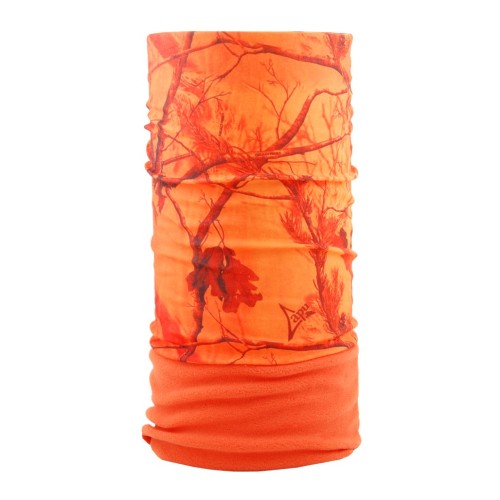 Bandana fleece APU microfiber camo blaze orange 1 polar