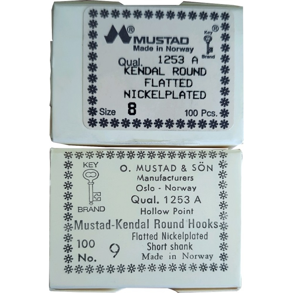 MUSTAD Αγκίστρι 1253A No1 (Made in Norway - 100 τεμ)