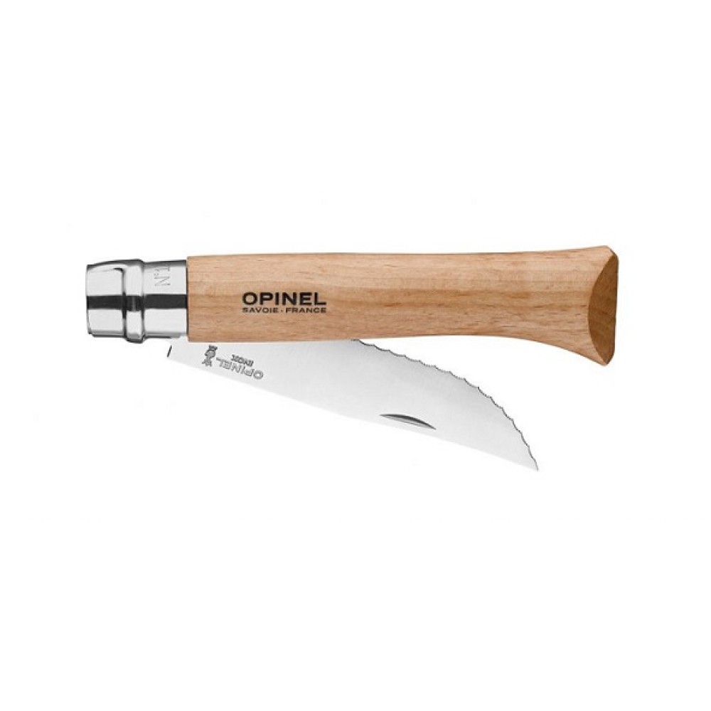 Σουγιάς OPINEL Νo.12 Inox - Οδοντωτός