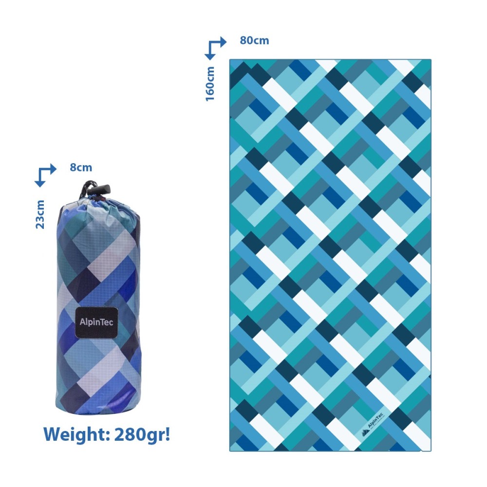 Πετσέτα ALPINTEC Microfiber DryFast Paint 80×160 Norm II