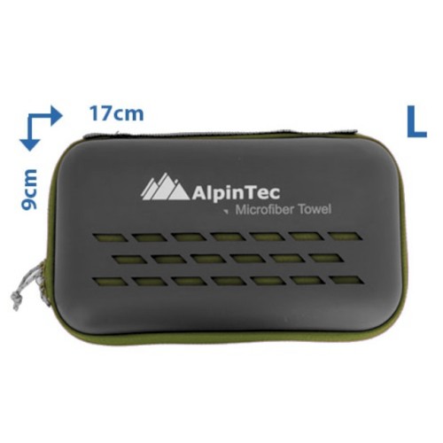 Πετσέτα ALPINTEC Microfiber DryFast 60×120 - σκούρο πράσινο