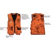 ΓΙΛΕΚΟ DISPAN camo orange με κέντημα λαγού (12ΠΚ)