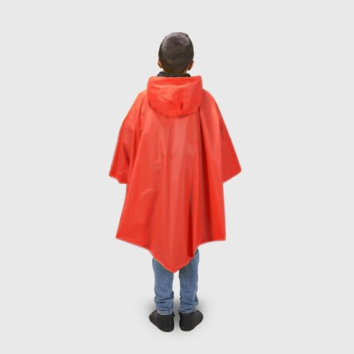 Παιδικό αδιάβροχο πόντσο ANORAK Jumper® κόκκινο