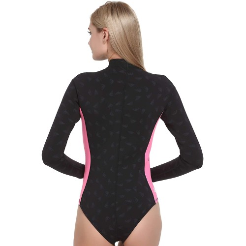 CRESSI TERMICO LADY 2m/m Μακρυμάνικο ισοθερμικό μαγιώ μαύρο / ροζ / λευκό