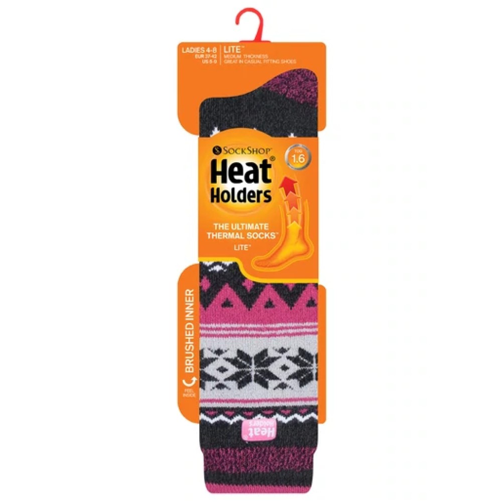 Γυναικείες κάλτσες HEAT HOLDERS Jacquard Long Lite - Fairisle