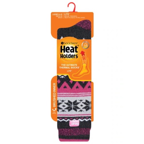 Γυναικείες κάλτσες HEAT HOLDERS Jacquard Long Lite - Fairisle