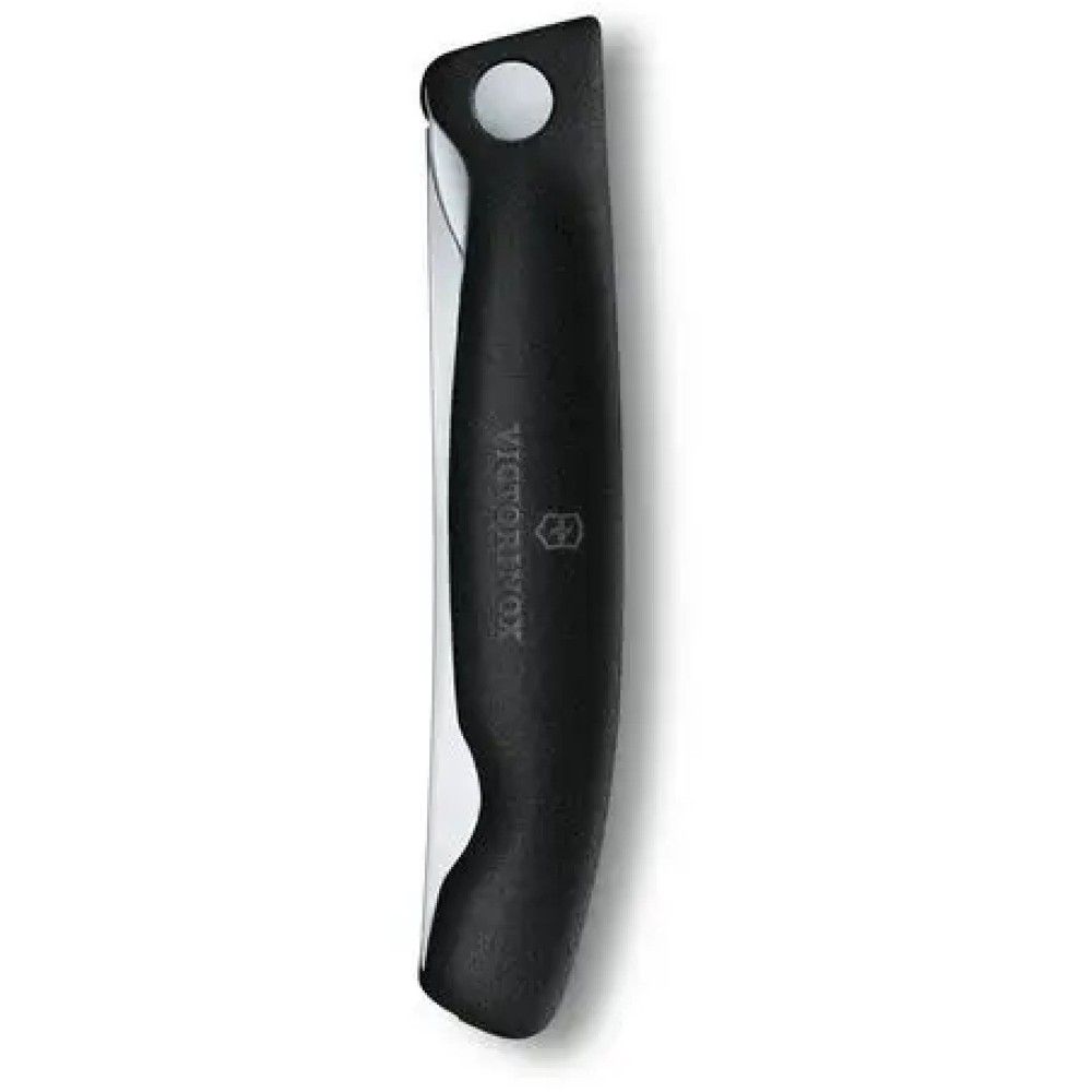 Πτυσσόμενο μαχαίρι καθαρισμού VICTORINOX - μαύρο (11cm)