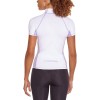 Γυναικείο Rash Guard CRESSi κοντό μανίκι λευκό / λιλά