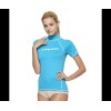 Γυναικείο Rash Guard CRESSi κοντό μανίκι - aquamarine
