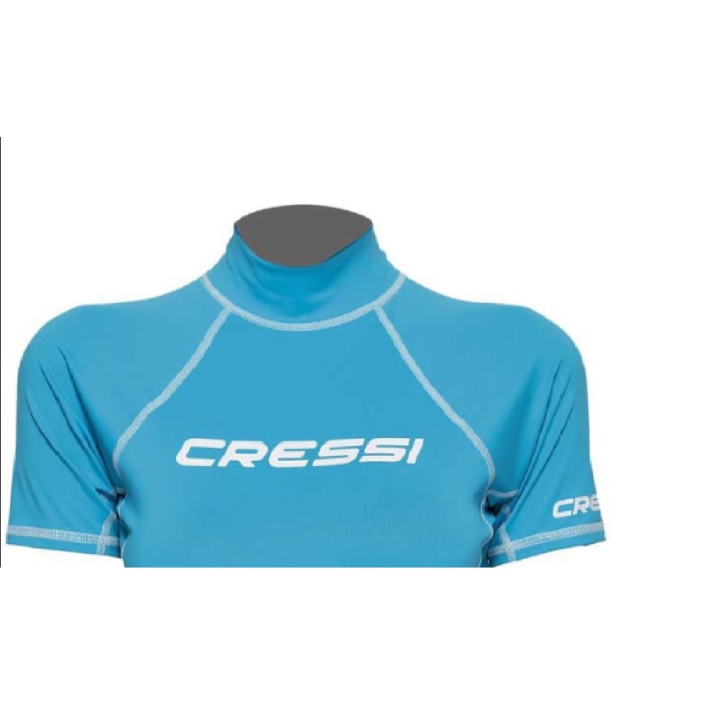 Γυναικείο Rash Guard CRESSi κοντό μανίκι - aquamarine