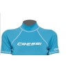 Γυναικείο Rash Guard CRESSi κοντό μανίκι - aquamarine