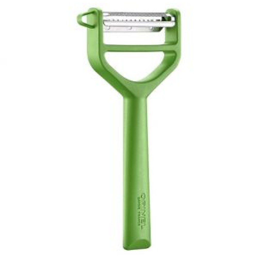 Μαχαίρι Ξεφλουδίσματος Peeler T-Duo πλαστική λαβή - πράσινο