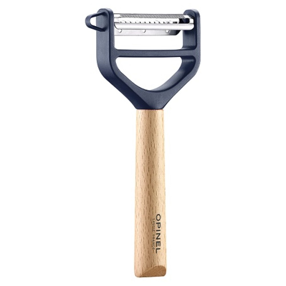 Μαχαίρι Ξεφλουδίσματος Peeler T-Duo ξύλινη λαβή - μπλε