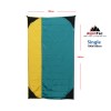 Προστατευτική ψάθα ALPINTEC Favour Single 100cm x 180cm - σιέλ / κίτρινο