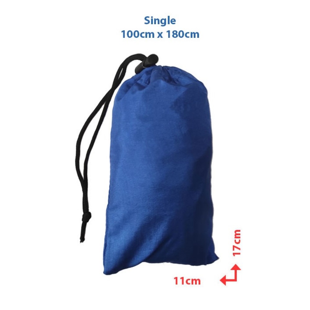 Προστατευτική ψάθα ALPINTEC Favour Single 100cm x 180cm - ανθρακίτης / κίτρινο